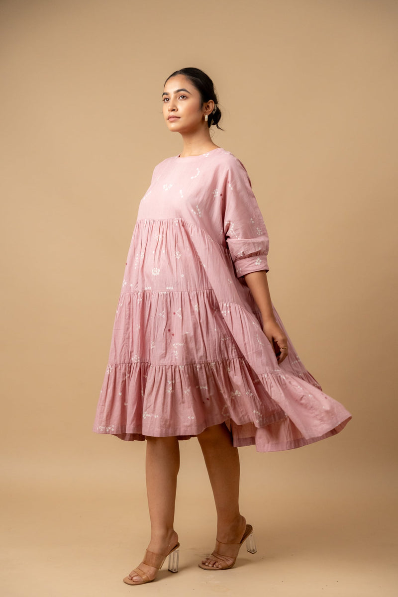 Adele One size dress by Doodlage in pink color for women Worldwide