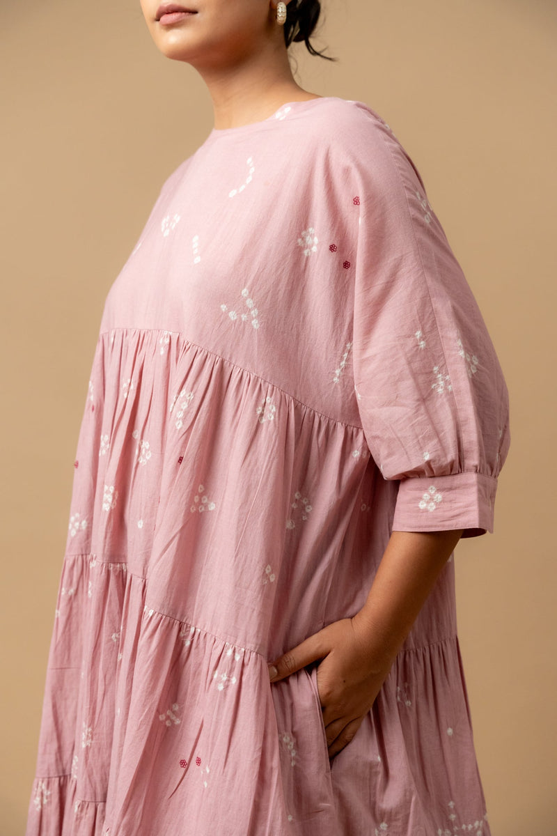 Adele One size dress by Doodlage in pink color for women Worldwide