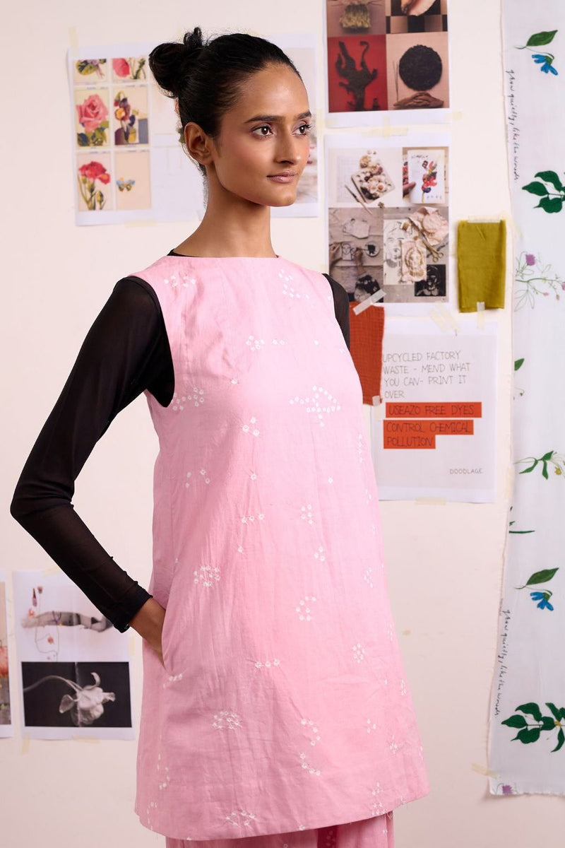 BRISA BANDHANI DRESS cotton by Doodlage for women Worldwide