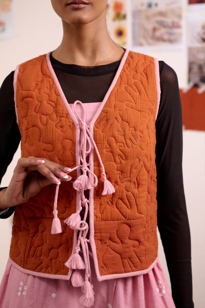 GINGER QUILTED JACKET cotton by Doodlage for women Worldwide