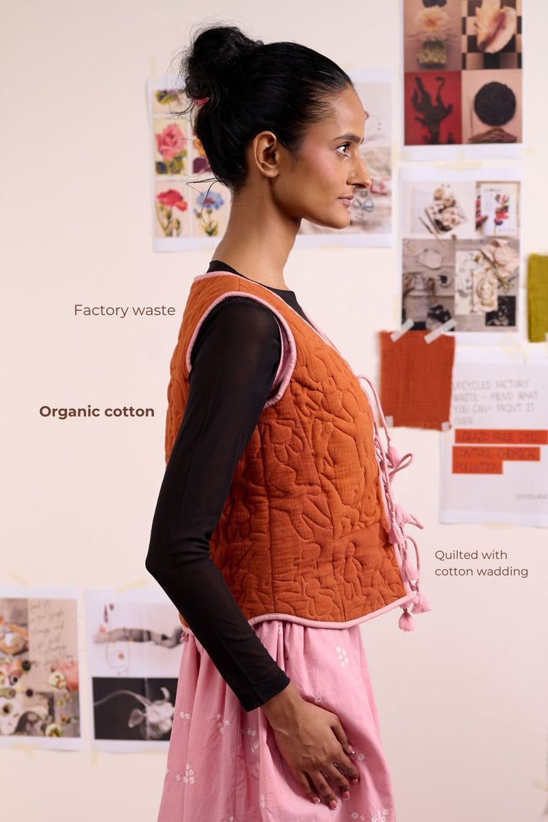 GINGER QUILTED JACKET cotton by Doodlage for women Worldwide