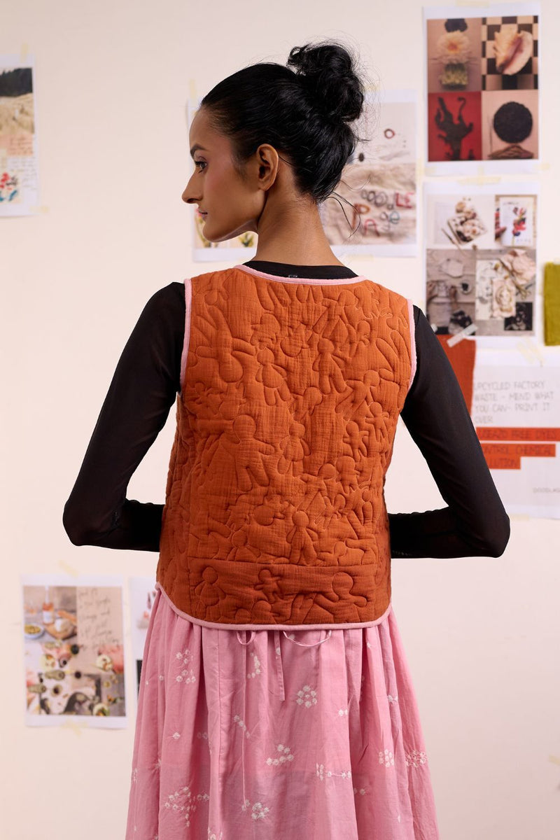 GINGER QUILTED JACKET cotton by Doodlage for women Worldwide