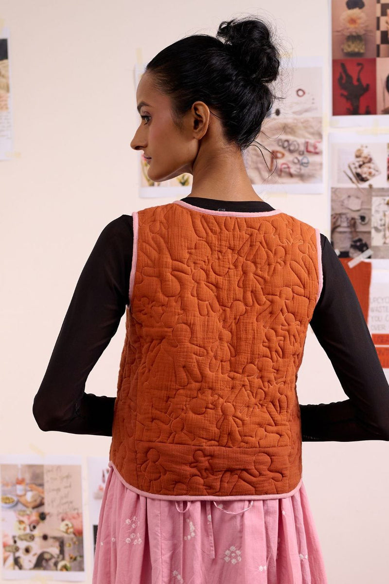 GINGER QUILTED JACKET cotton by Doodlage for women Worldwide