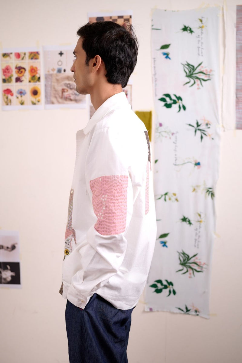 NOVELLE PATCHWORK SHIRT cotton by Doodlage for women Worldwide
