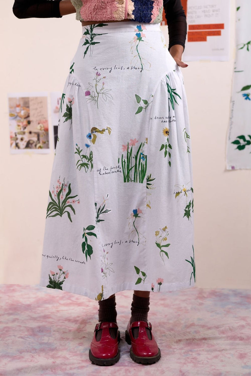 VELORA PRINTED SKIRT by Doodlage for women Worldwide