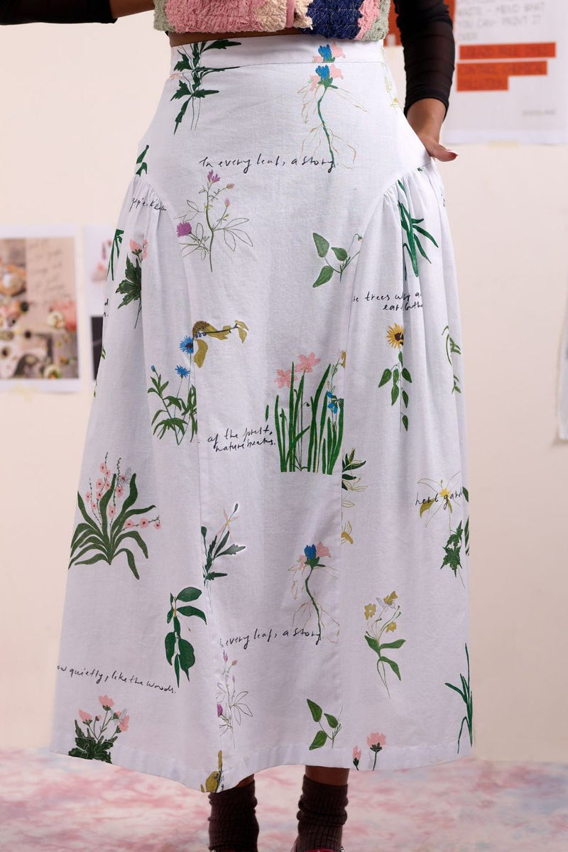 VELORA PRINTED SKIRT by Doodlage for women Worldwide