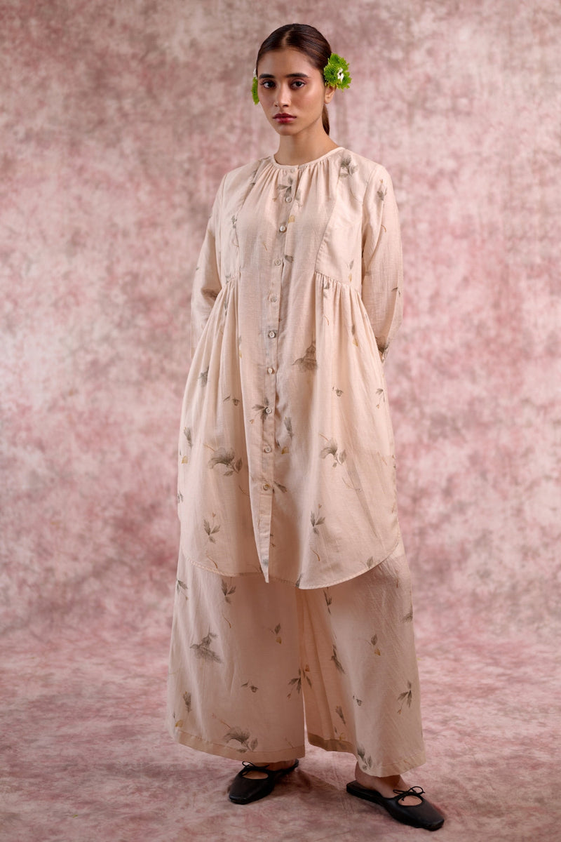 NAOMI GEORGETTE PRINTED SET georgette by Doodlage in beige color for women Worldwide