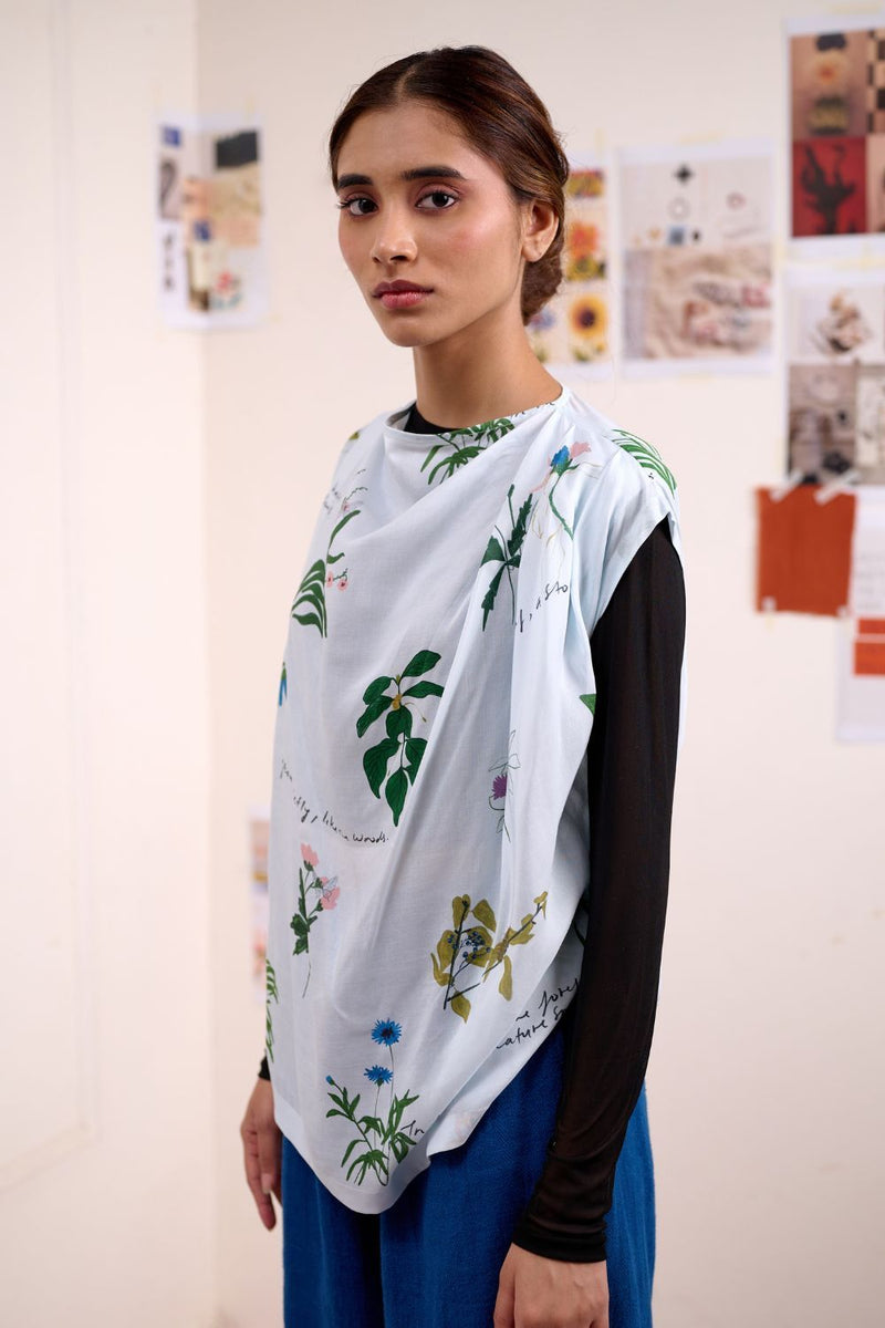 MISTELLE PRINTED TOP by Doodlage for women Worldwide