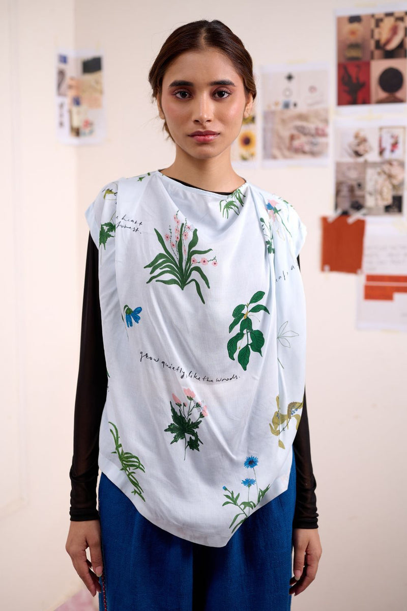 MISTELLE PRINTED TOP by Doodlage for women Worldwide