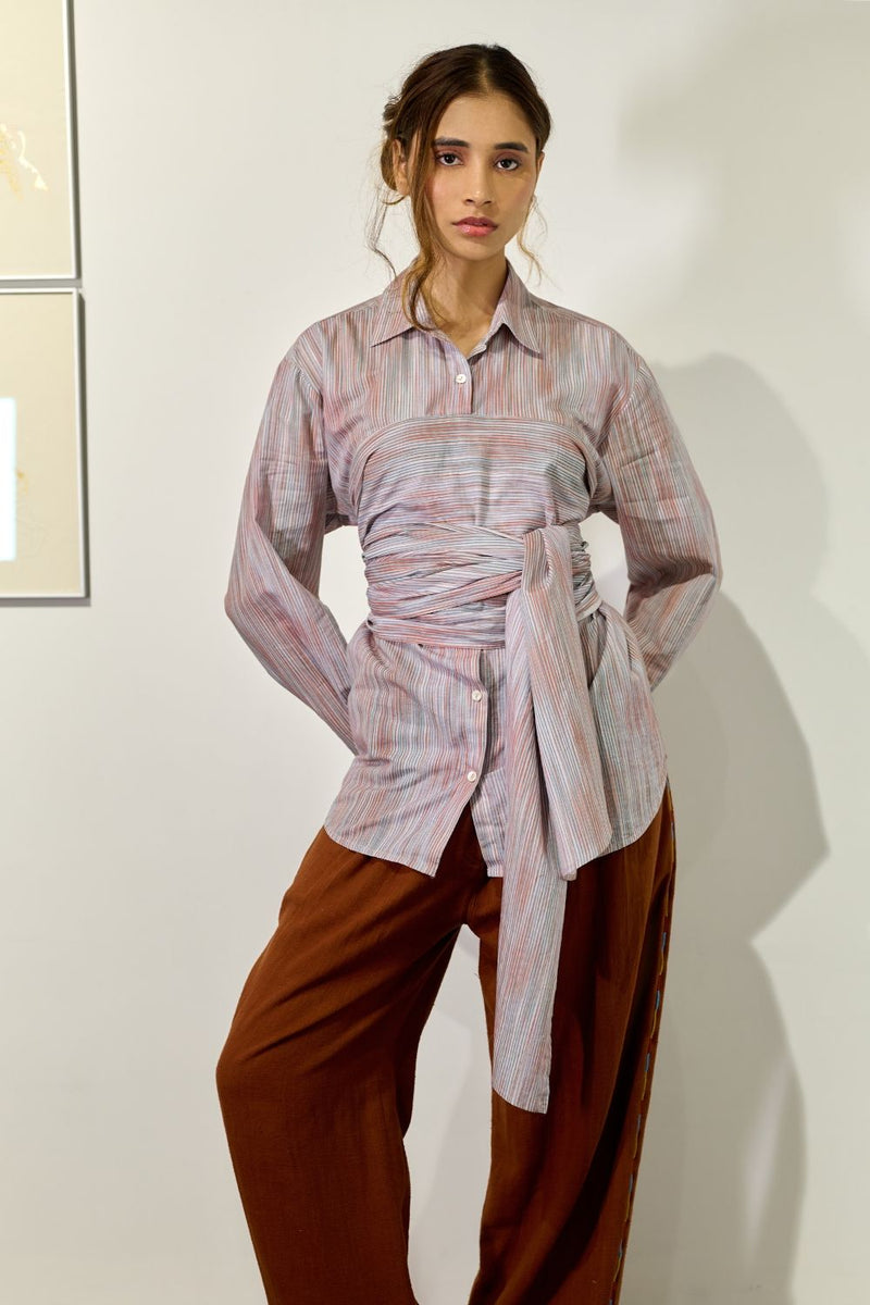KORA STRIPED TOP by Doodlage for women Worldwide