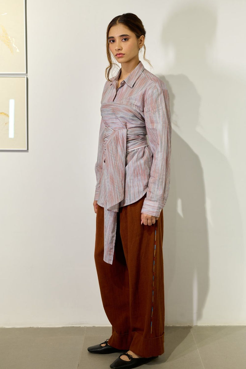 KORA STRIPED TOP by Doodlage for women Worldwide