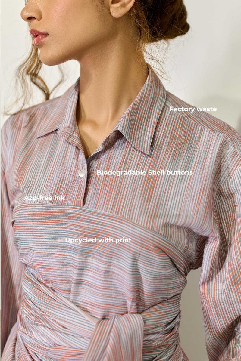 KORA STRIPED TOP by Doodlage for women Worldwide