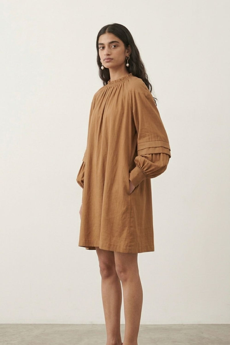 ALICE SAND DRESS bemberg by Doodlage in sand color for women Worldwide