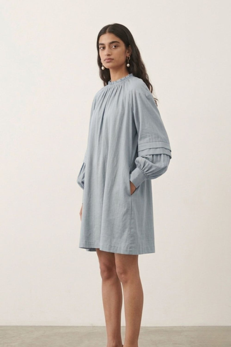 ALICE BLUE DRESS bemberg by Doodlage in blue color for women Worldwide