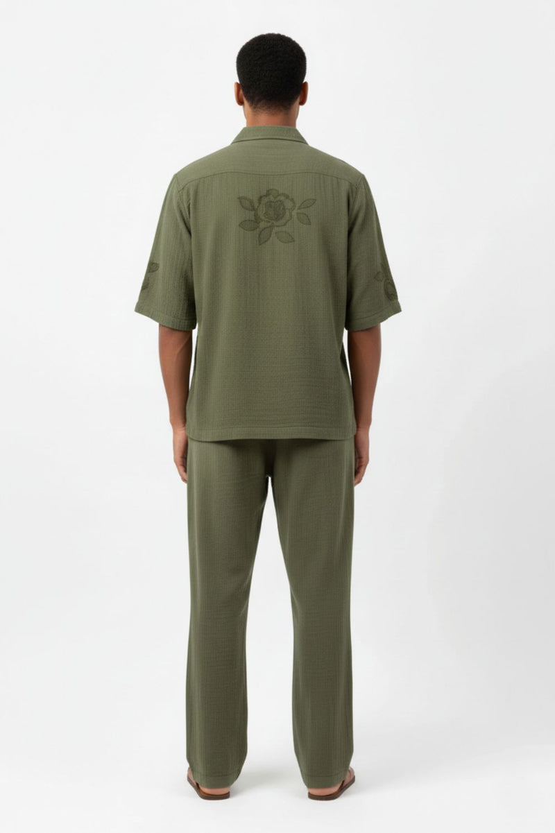 FLORIQUE OLIVE SHIRT