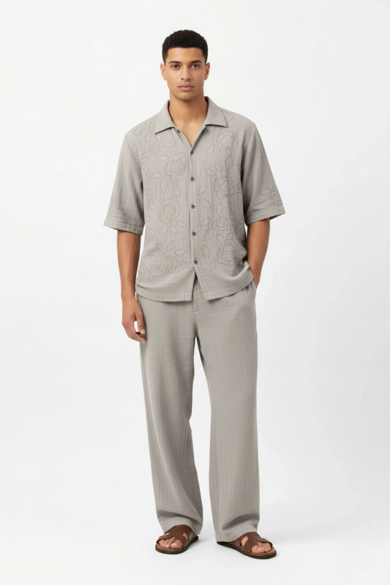 FLORIQUE GREY SHIRT