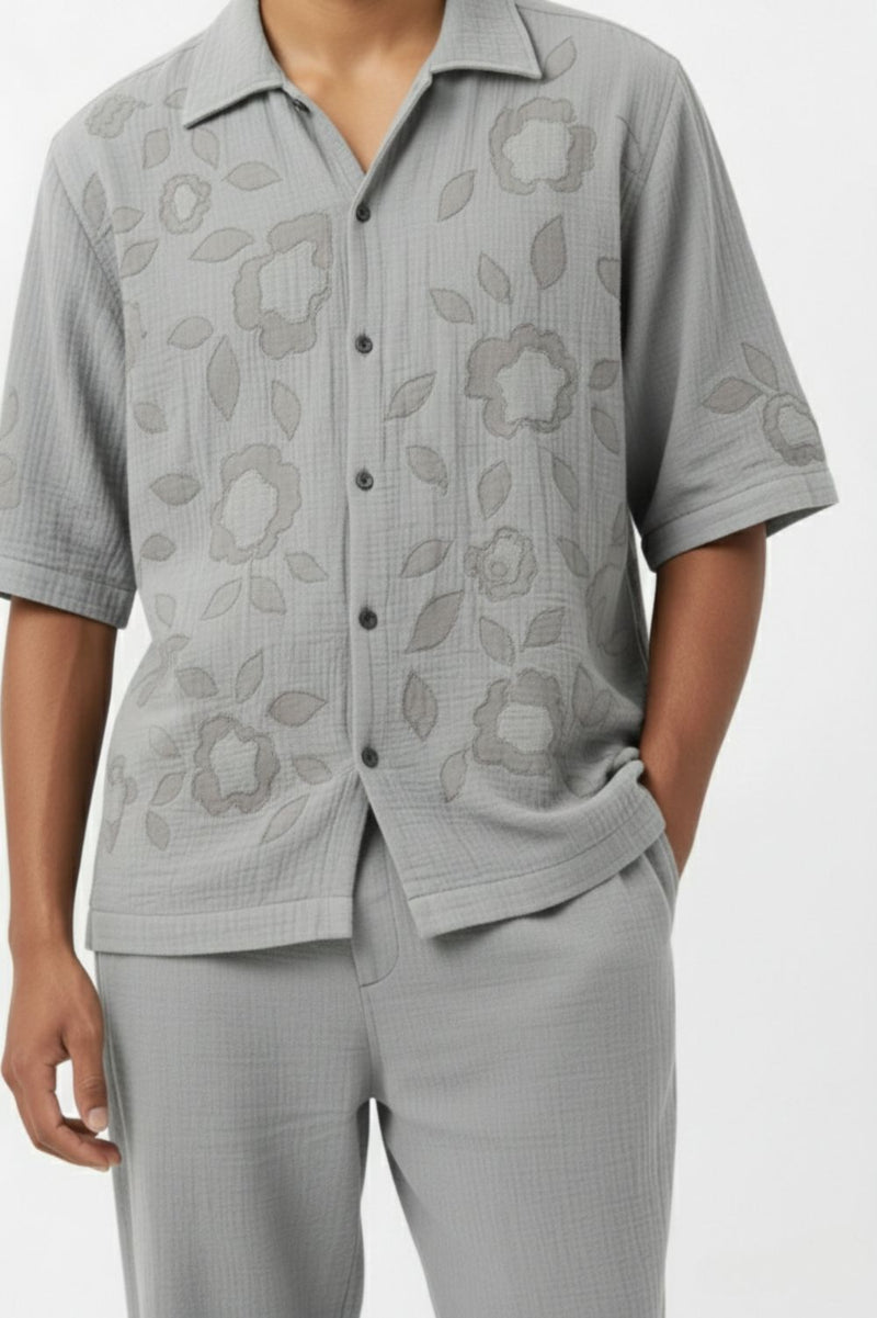 FLORIQUE GREY SHIRT