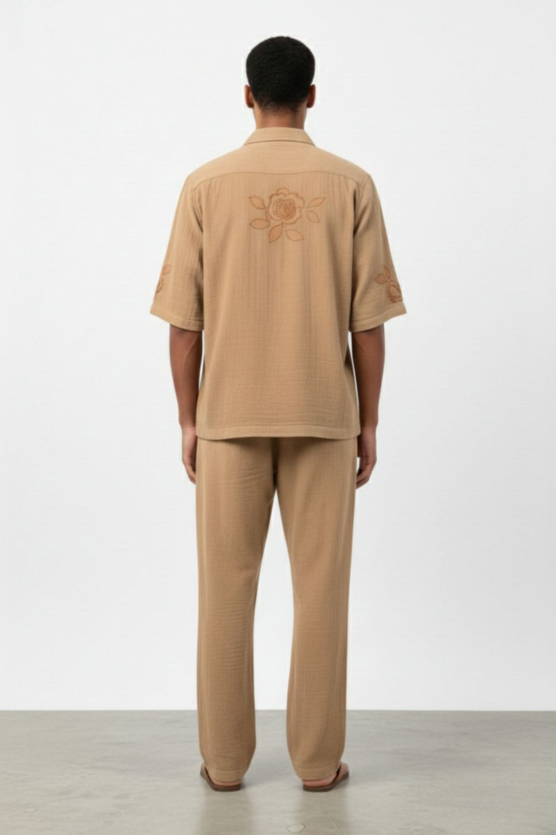 FLORIQUE BEIGE SHIRT
