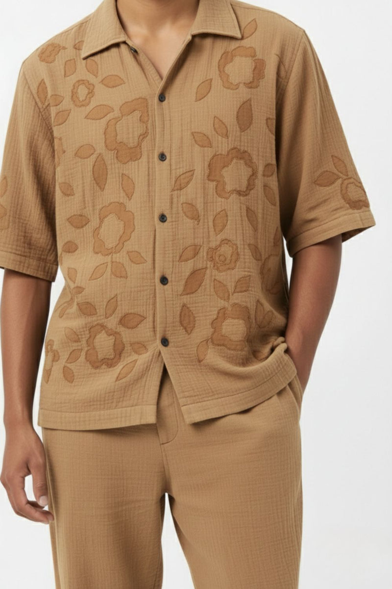 FLORIQUE BEIGE SHIRT