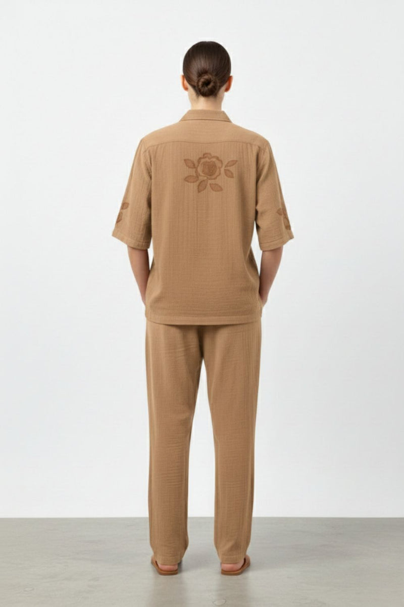 FLORIQUE BEIGE SHIRT