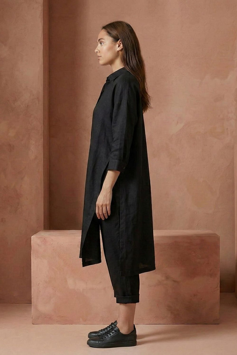 BLAKE BLACK SET upcycled cotton by Doodlage in black color for women Worldwide