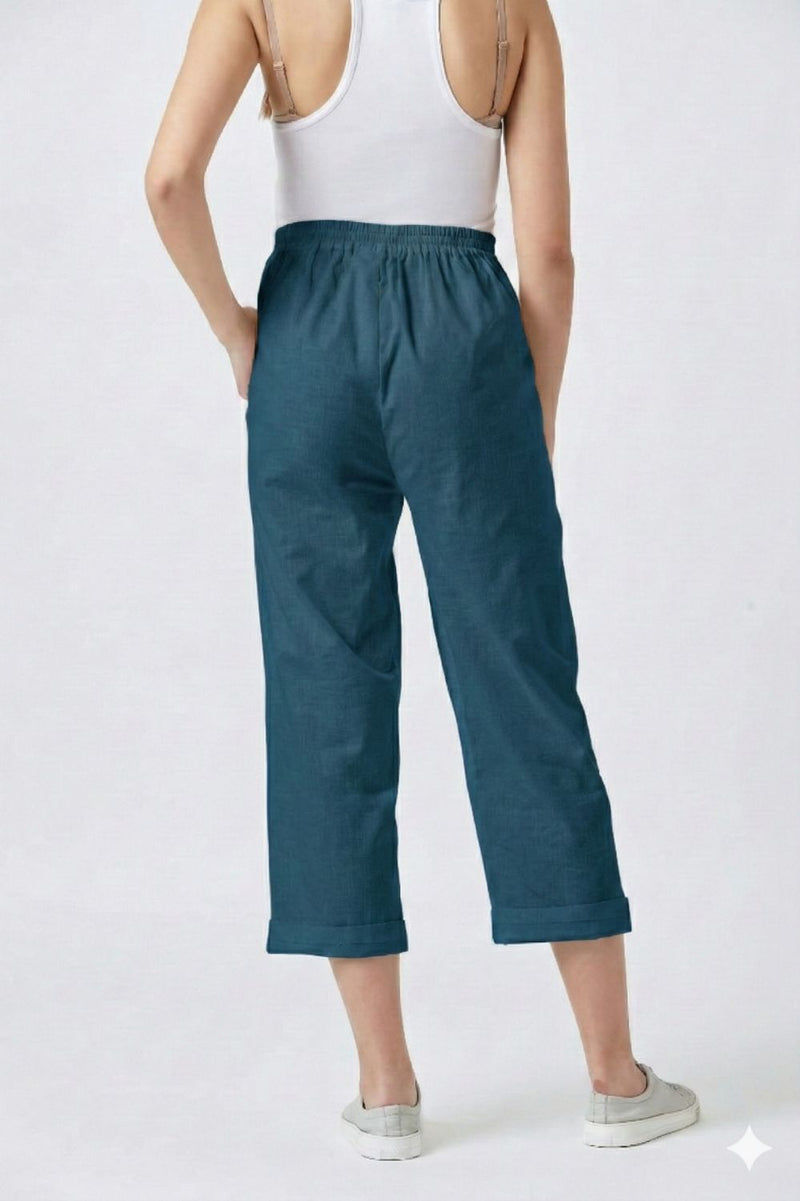 BLAKE TEAL SET upcycled cotton by Doodlage in teal color for women Worldwide
