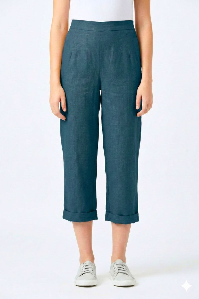 BLAKE TEAL SET upcycled cotton by Doodlage in teal color for women Worldwide