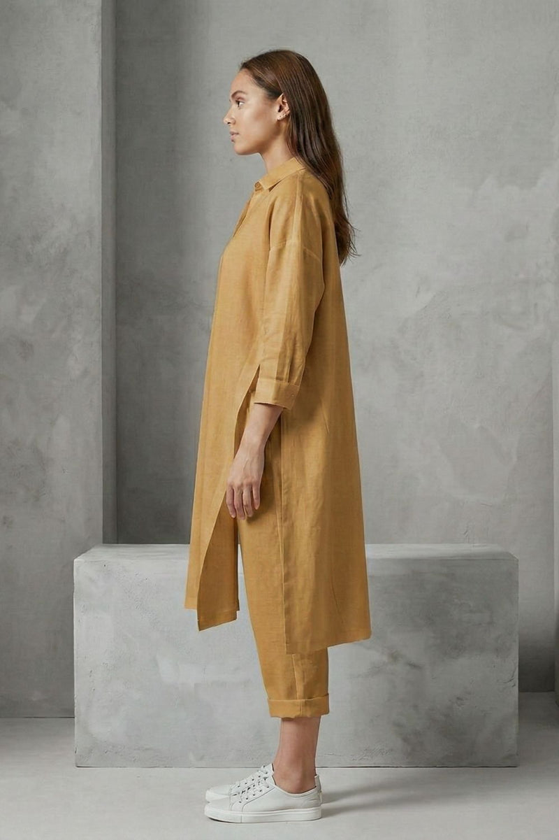 BLAKE BEIGE SET upcycled cotton by Doodlage in beige color for women Worldwide