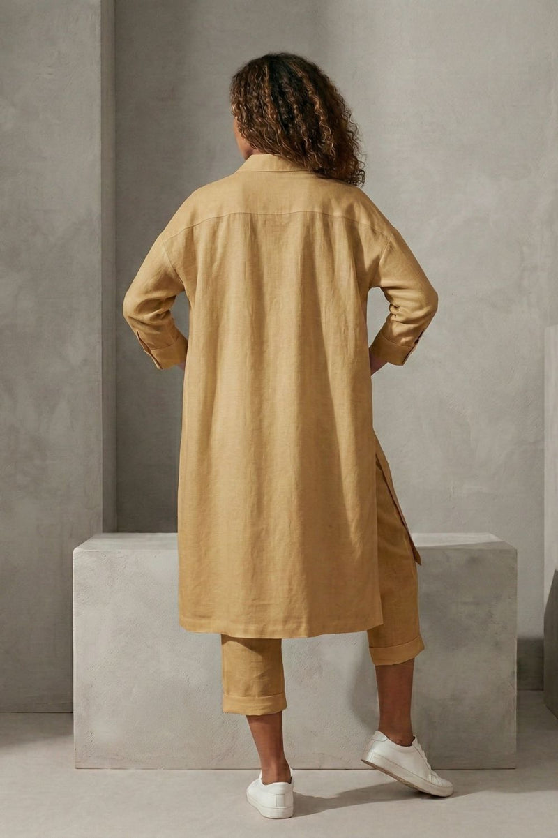 BLAKE BEIGE SET upcycled cotton by Doodlage in beige color for women Worldwide