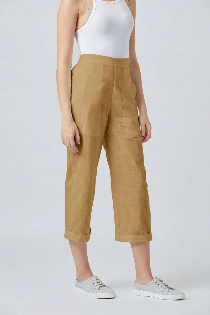 BLAKE BEIGE SET upcycled cotton by Doodlage in beige color for women Worldwide