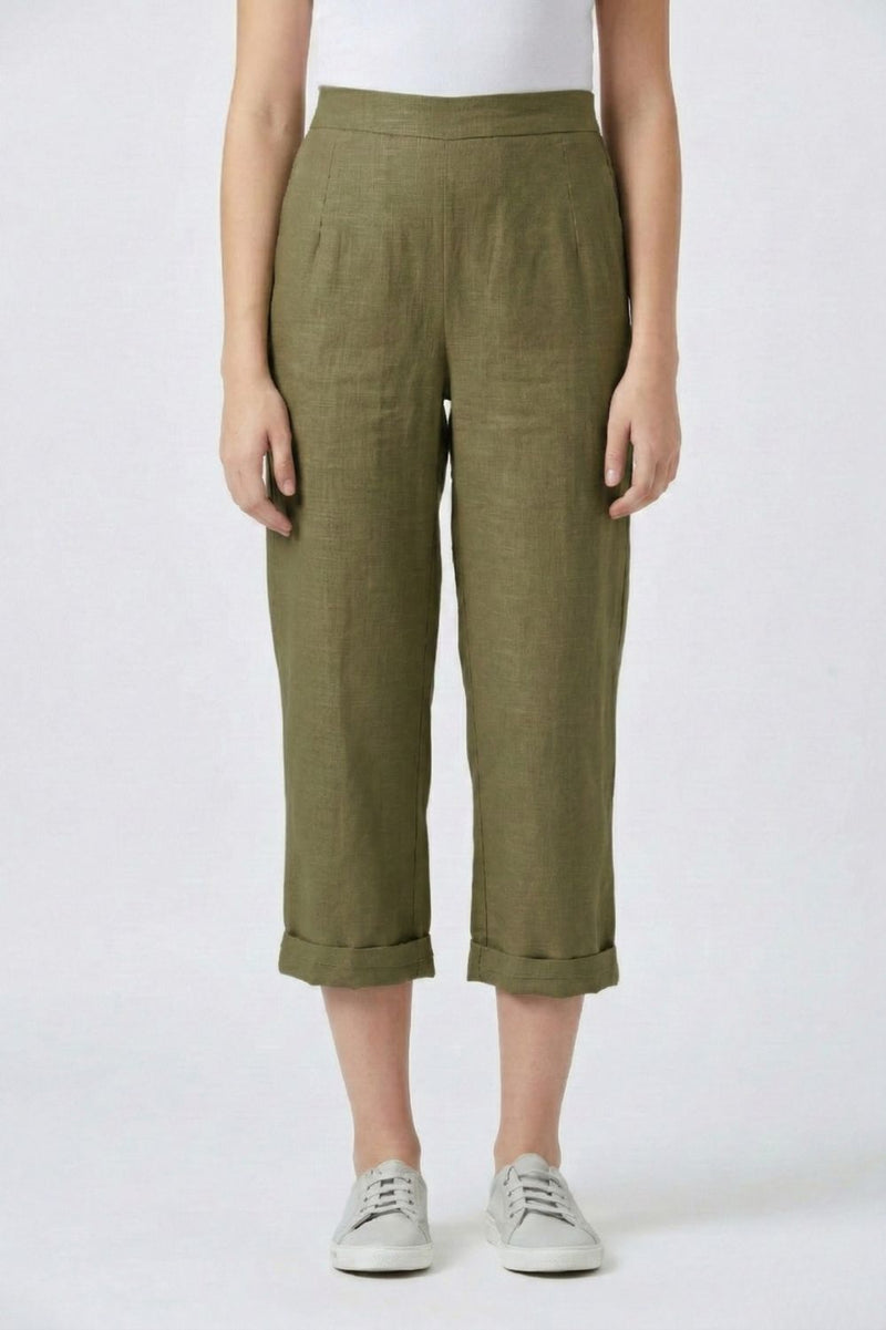 BLAKE OLIVE SET upcycled cotton by Doodlage in olive color for women Worldwide