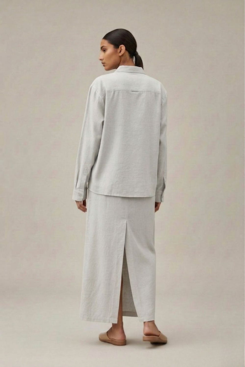 EARO WHITE SET lyocell blend by Doodlage in white color for women Worldwide