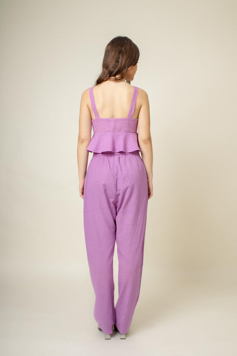 Wu Purple Top cotton by Doodlage in purple color for women Worldwide