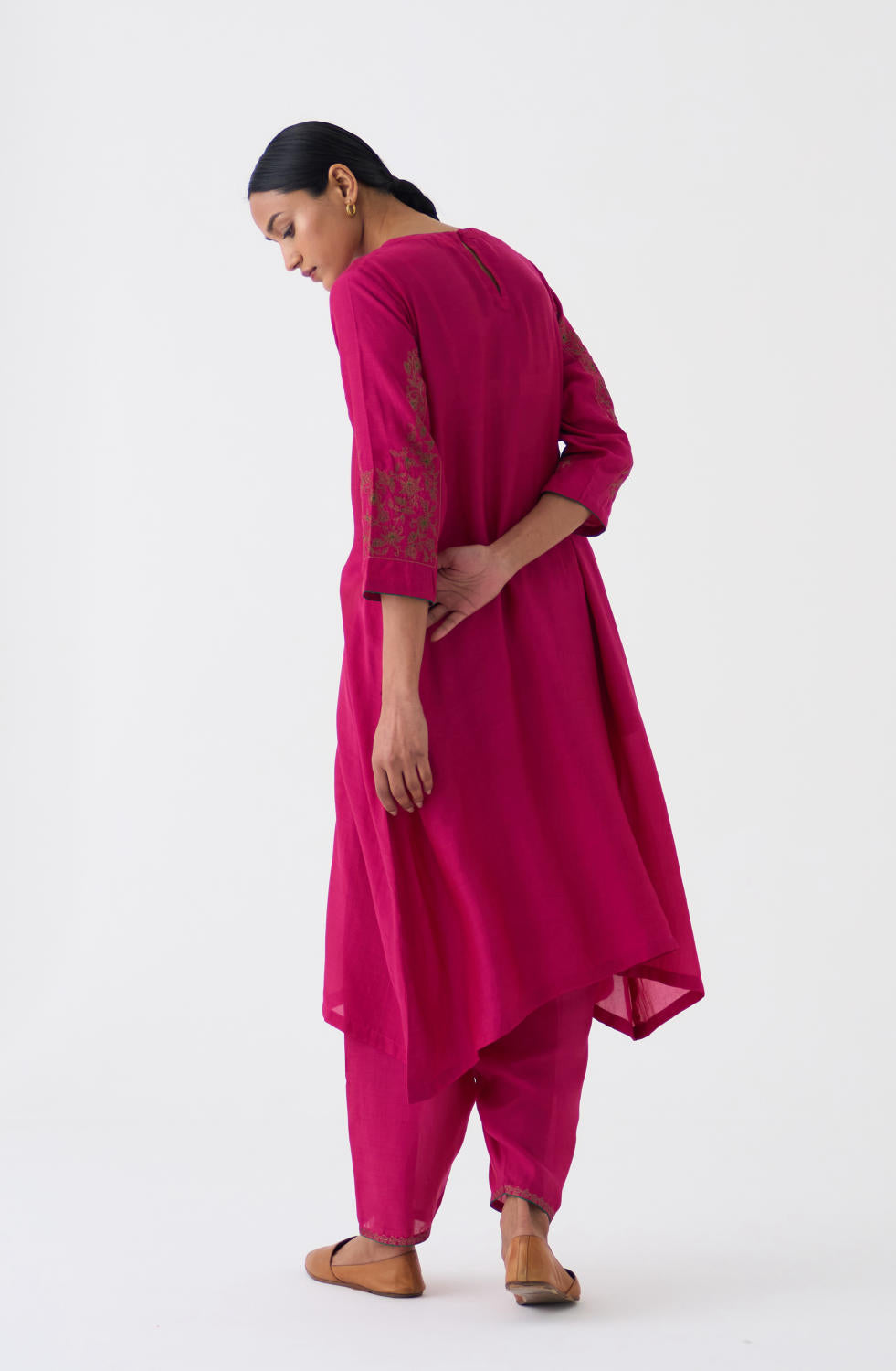 Inara Rani Pink Kurta Set