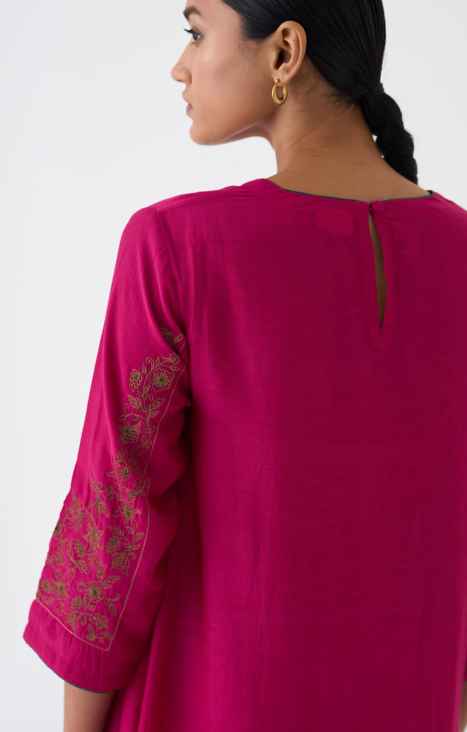 Inara Rani Pink Kurta Set