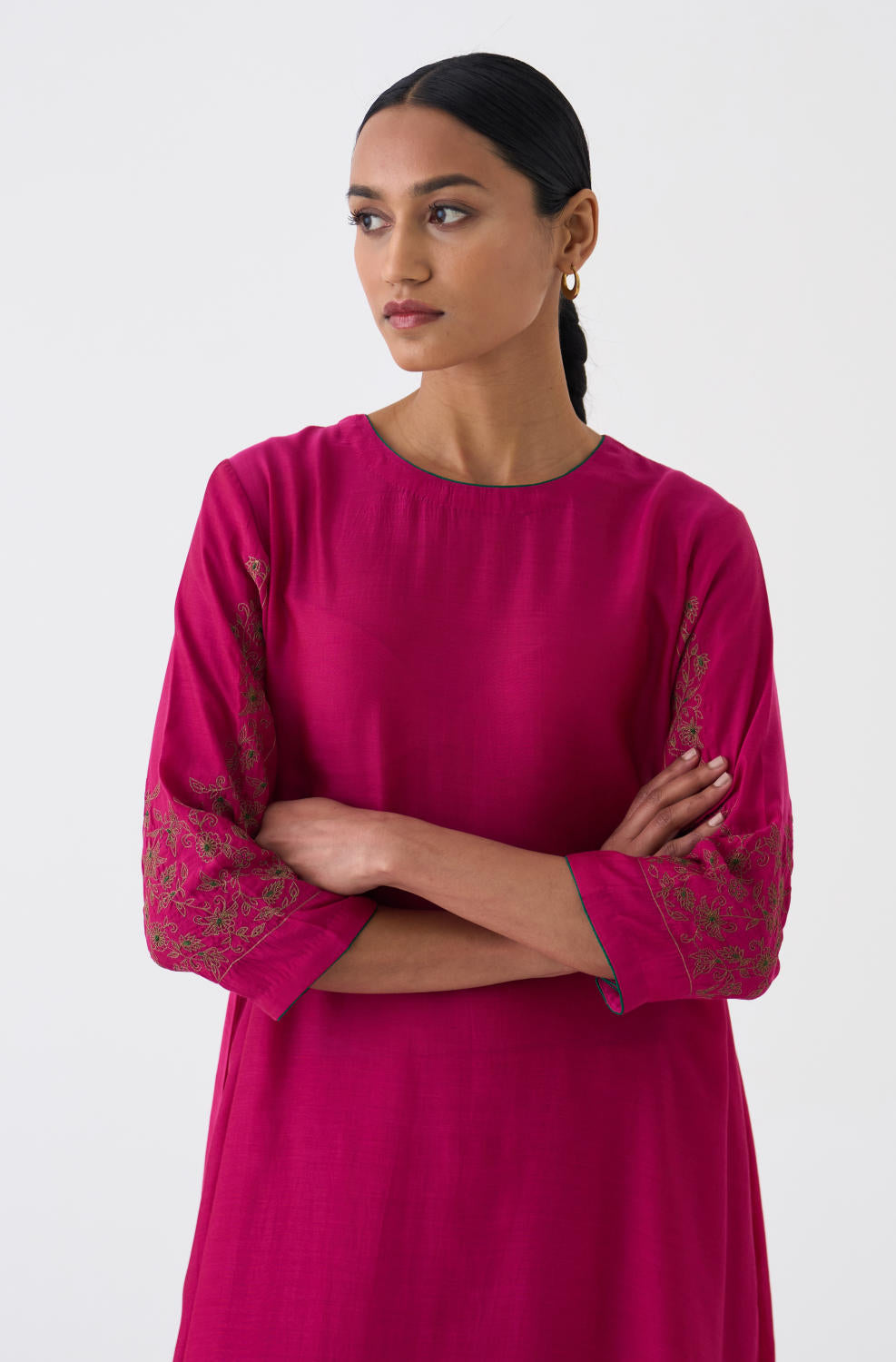 Inara Rani Pink Kurta Set