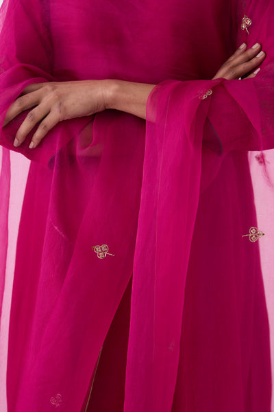 Inara Rani Pink Kurta Set