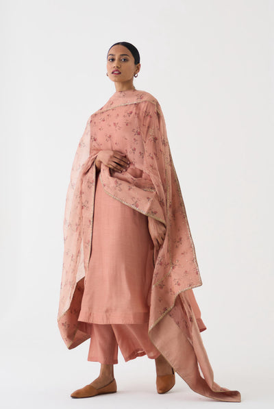 Chintz D-2 Old Rose Dupatta