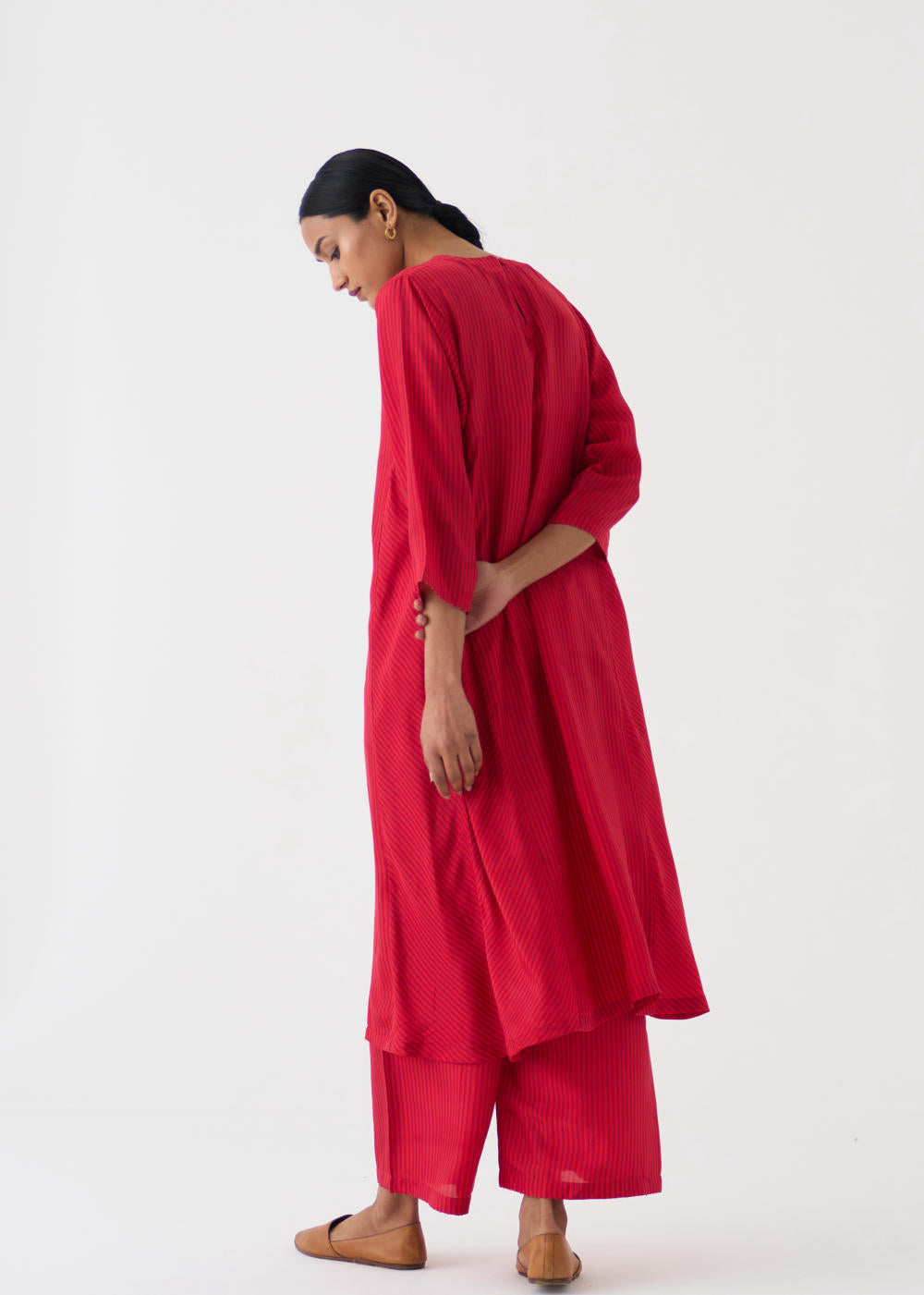 Iris Stripped Kurta Set