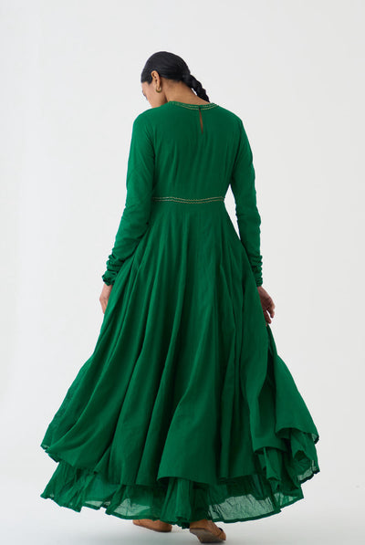 Amrita Green Ghoomar Anarkali