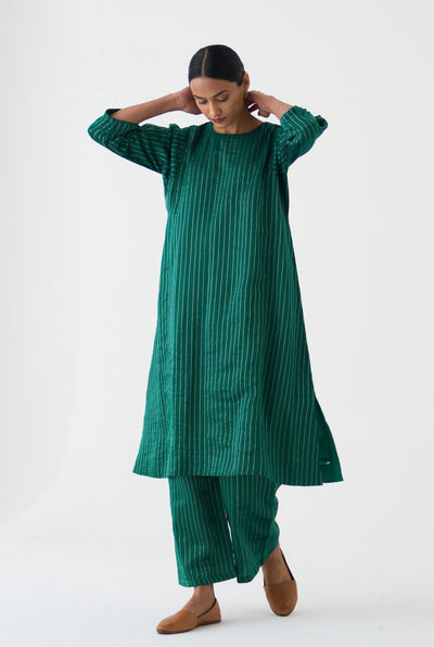 Lilith Deep Emerald Kurta Set