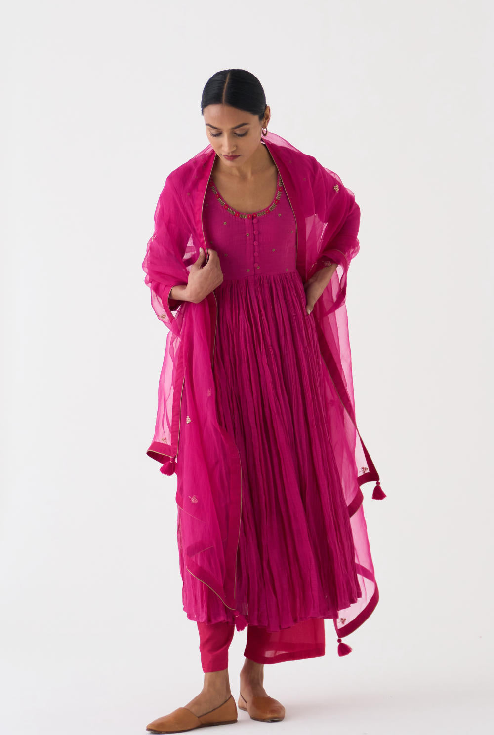 Saba Rani Pink Kurta Set