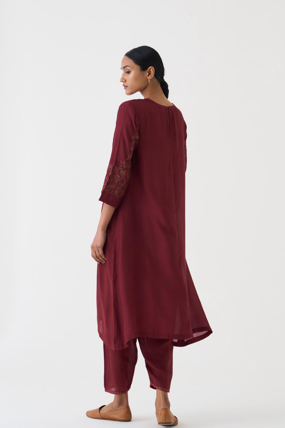 Inara Maroon Kurta Set