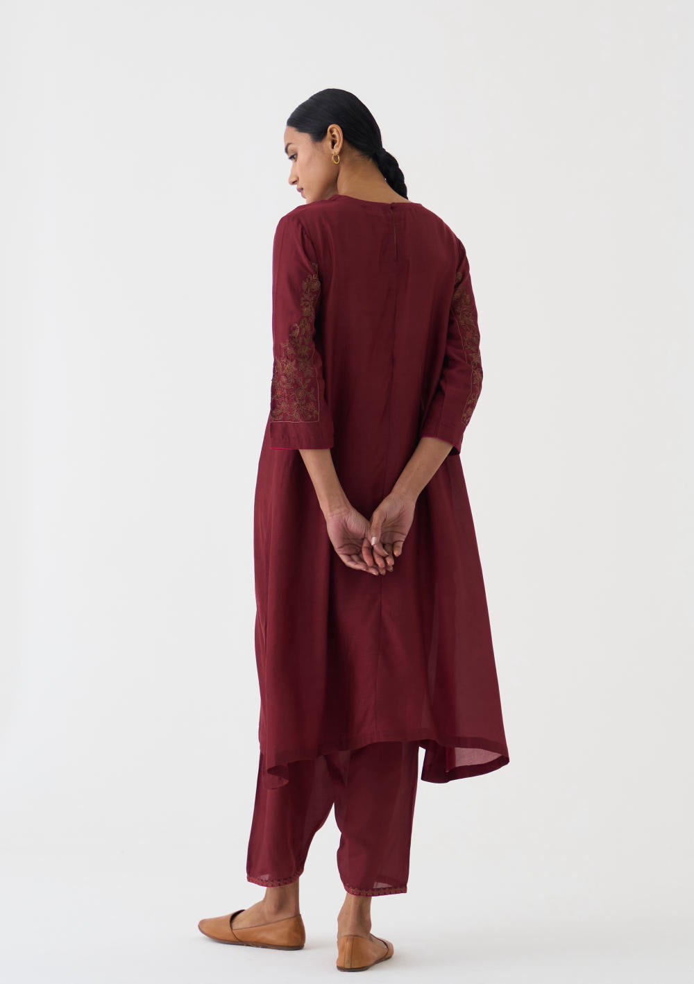 Inara Maroon Kurta Set