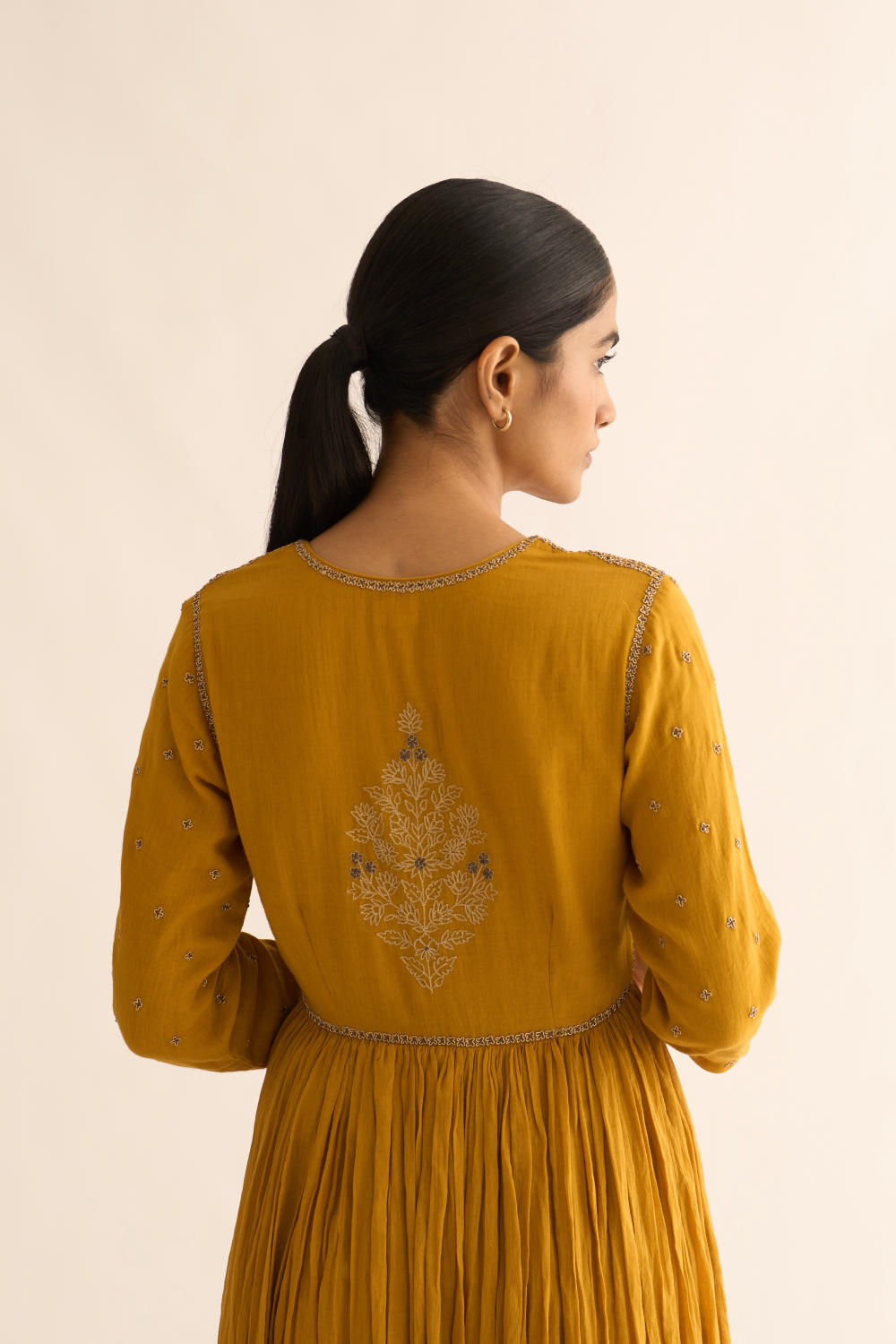 OJAS MUSTARD KALIDAR KURTA SET