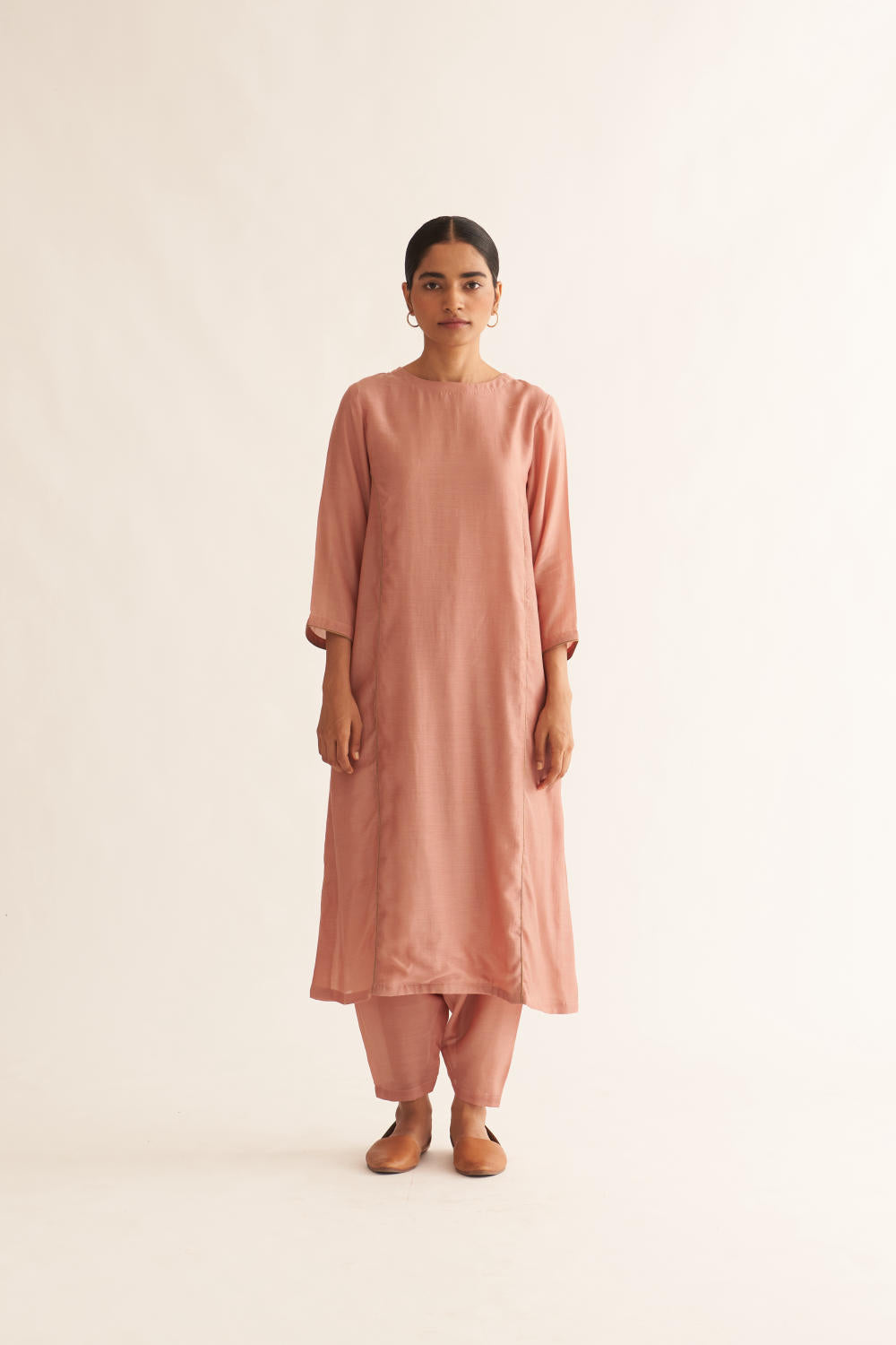 OPAL OLD ROSE KURTA SET