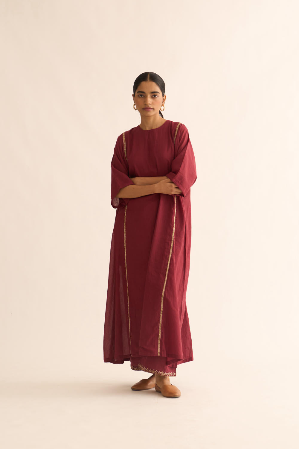 DEEP MARSALA ALBELA SET