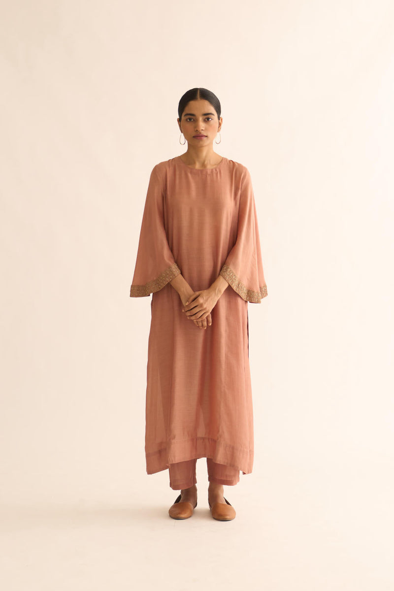 URMI OLD ROSE KURTA SET