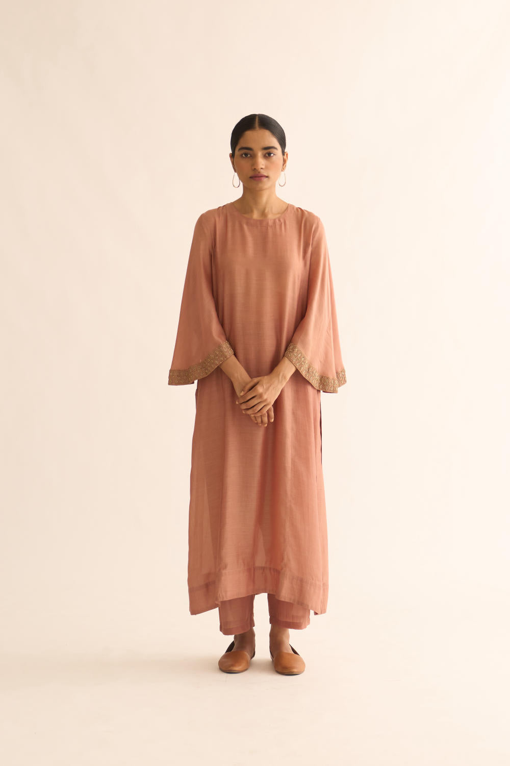 URMI OLD ROSE KURTA SET