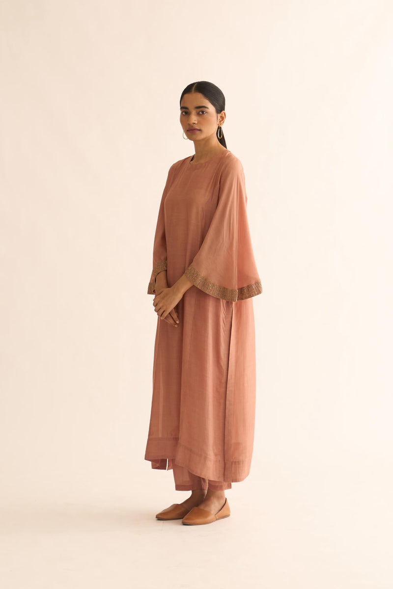 URMI OLD ROSE KURTA SET